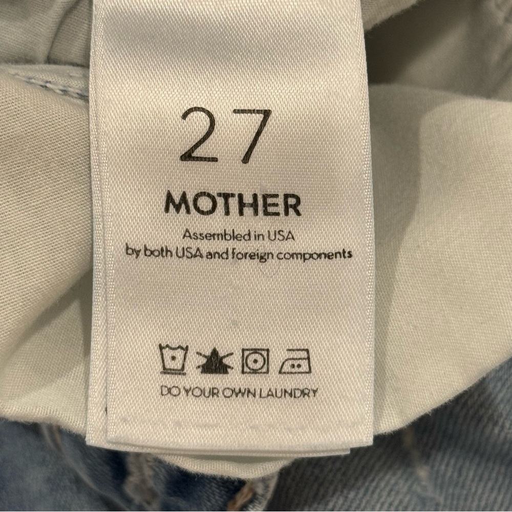 Mother Superior Scrapper Ankle Jeans Wicked Wild Calling Size 27 Distressed - Picture 10 of 14